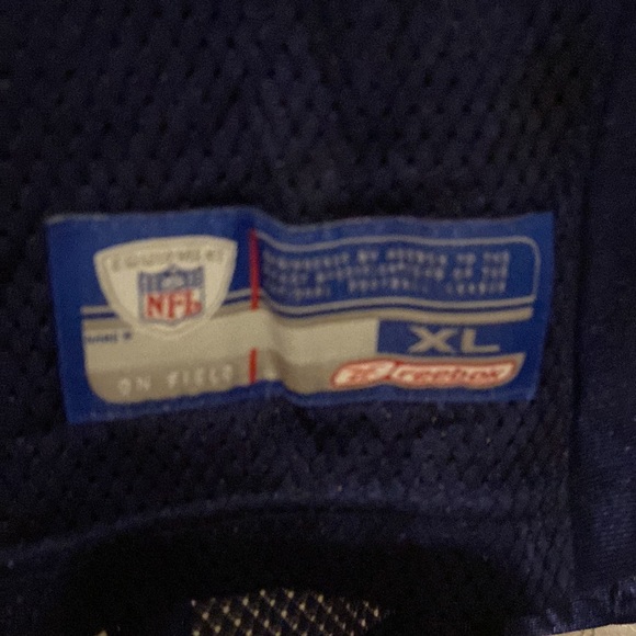 Reebok On Field Tennessee Titans Eddie George Jersey Youth Size XL 💥 - Picture 6 of 7